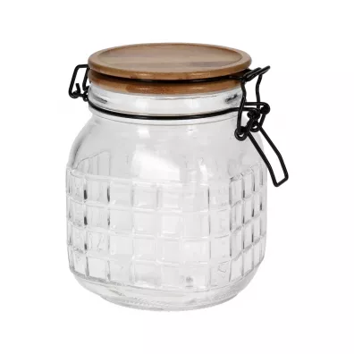 Excellent Houseware Sj szklany z pokryw 1.1 l