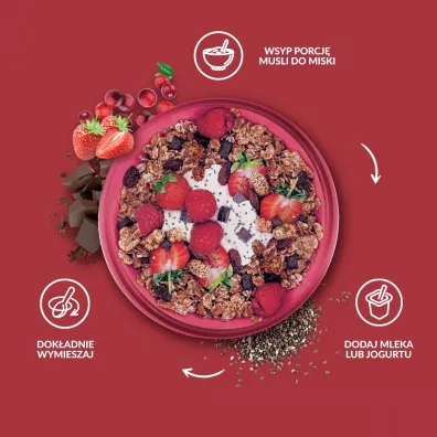 Purella Supermusli Energia zestaw 3 x 200 g