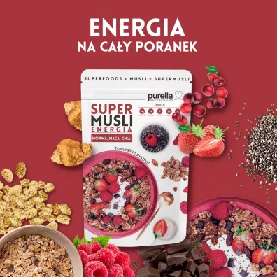 Purella Supermusli Energia zestaw 3 x 200 g