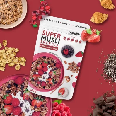 Purella Supermusli Energia zestaw 3 x 200 g