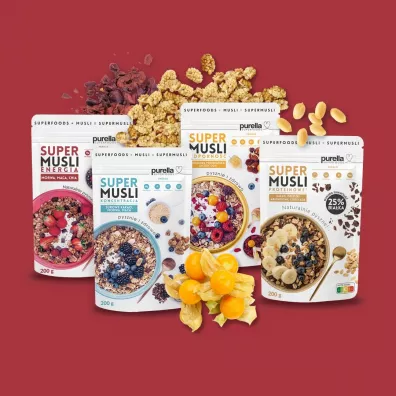 Purella Supermusli Energia zestaw 3 x 200 g