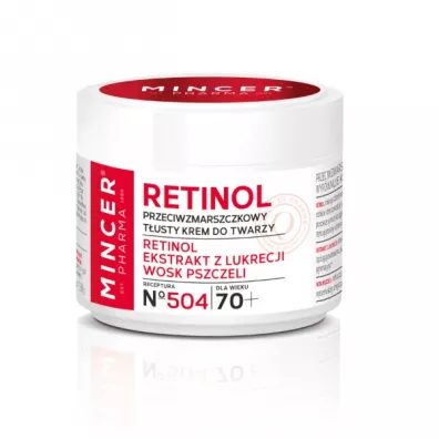 Mincer Pharma Retinol 50+ Krem t�usty przeciwzmarszczkowy do twarzy N 504 50 ml