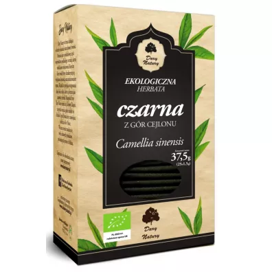 Dary Natury Herbata czarna 25 x 1,5 g Bio