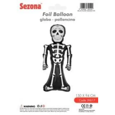 Balon Halloween Szkielet 150x94cm