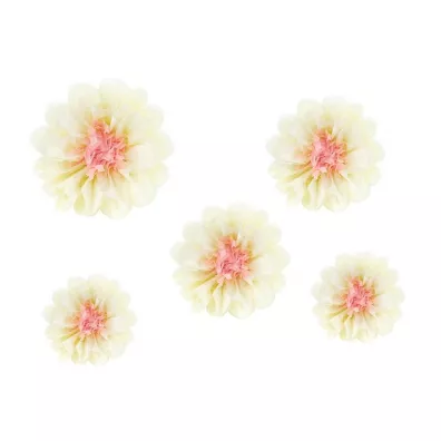 PartyDeco Dekoracja bibu�owa kwiaty 30-20 cm