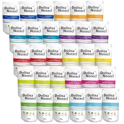 Dolina Noteci Premium Mokra karma dla psa - mix smak�w Zestaw 30 x 150 g