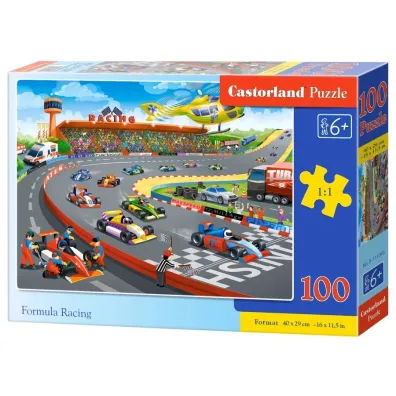 Puzzle 100 el. Wy�cig Formu�a Castorland