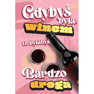 Yeku Karnet Urodziny Wino