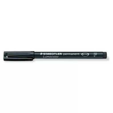 Staedtler Foliopis wodoodporny Lumocolor, czarny, F