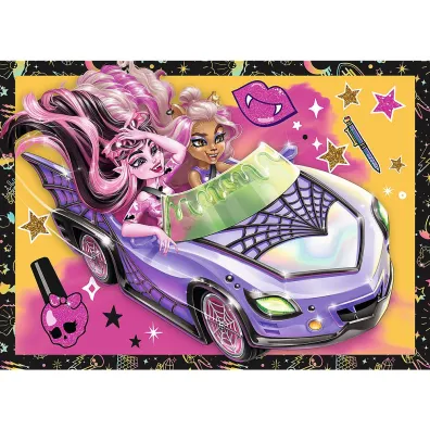 Puzzle 4w1 - Elektryzuj�cy dzie� Monster High (35+48+54+70 el.) Trefl