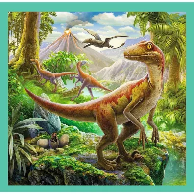 Puzzle 3w1 (20+36+50 el.) Niezwyky wiat dinozaurw Trefl
