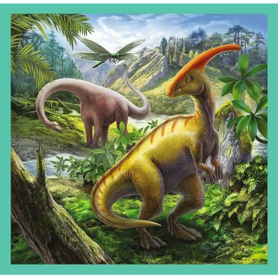 Puzzle 3w1 (20+36+50 el.) Niezwyky wiat dinozaurw Trefl