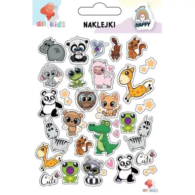 All4Kids Naklejki dla dzieci Weso�e zwierz�tka