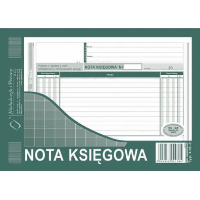 Michalczyk i Prokop Nota Ksigowa A5