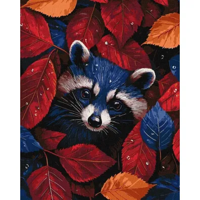 Ideyka Malowanie po numerach - Jesienny szop 40x50cm