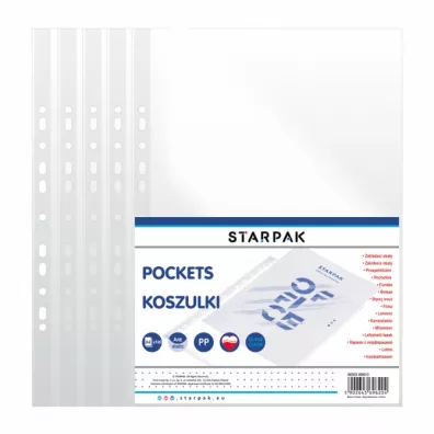 Starpak Koszulka A4 krystaliczna 100 szt.