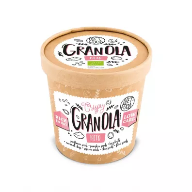 Diet-Food Keto granola w kubku 70 g Bio