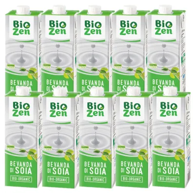 Biozen Nap�j sojowy naturalny bezglutenowy Zestaw 10 x 1 l Bio