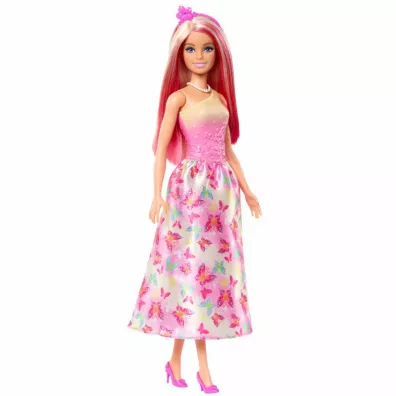 Barbie ksi�niczka w r�owym stroju Mattel