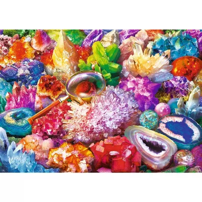 Puzzle 2x500 el. Kosmos i kryszta�y Trefl