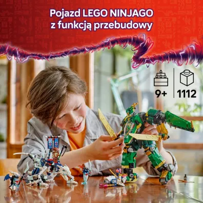 LEGO NINJAGO Odrzutowy mech Lloyda 71845