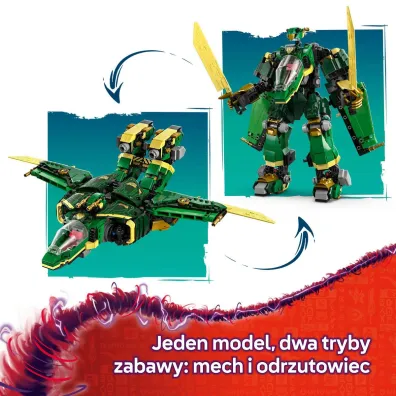 LEGO NINJAGO Odrzutowy mech Lloyda 71845