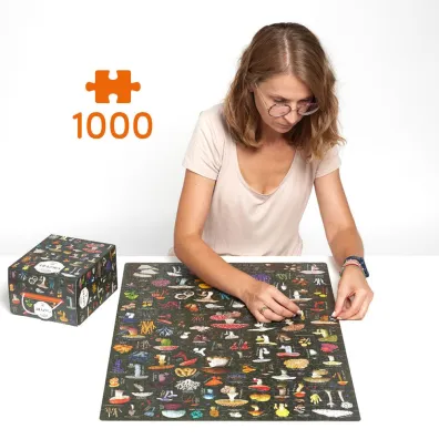 Puzzle Puzzlove CzuCzu 1000 el. Grzyby Bright Junior Media