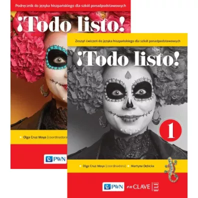 Pakiet !Todo listo! 1. Podr�cznik i zeszyt �wicze� do j�zyka hiszpa�skiego dla szk� ponadpodstawowych - Martyna  D�bicka, Olga  Cruz Moya