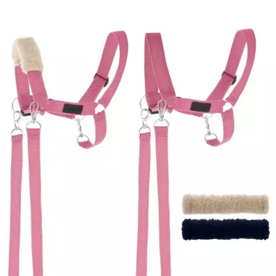 Kantar dla Hobby Horse wodze + futerka rowy Handlosfera