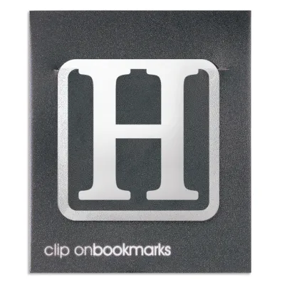 If Metalowa zak�adka - Litera H Clip-on