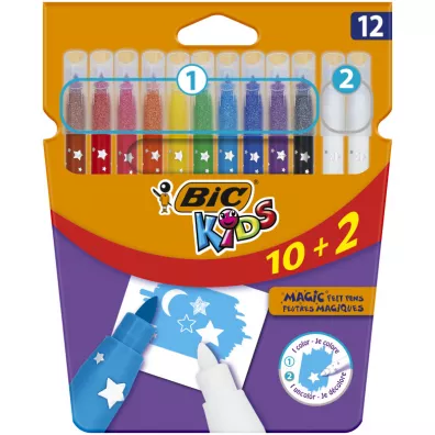 Bic Flamastry Colour & Erase 880507 12 szt.
