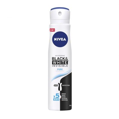 Nivea Black & White Invisible Pure antyperspirant spray 48H 250 ml