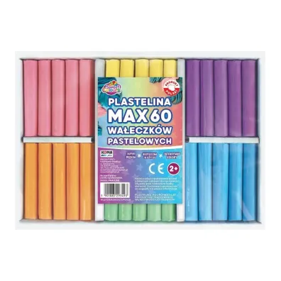 Sweet colours Plastelina MAX 60 wa�eczk�w pastel