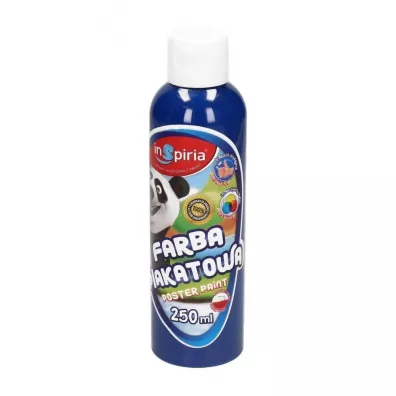 InSpiria Farba plakatowa ciemnoniebieska 250ml