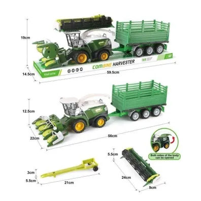 Zestaw kombajn�w z przyczep� Toys Pawe� Wojda