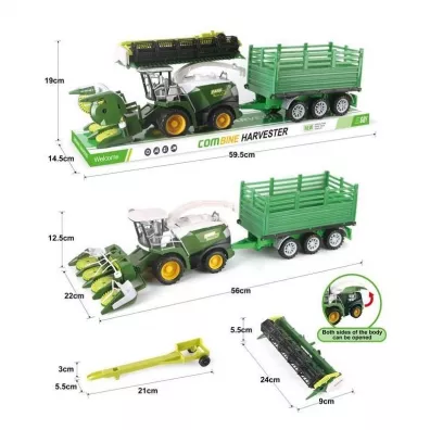 Zestaw kombajnw z przyczep Toys Pawe Wojda