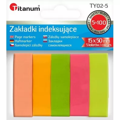 Titanum Zak�adki indeksuj�ce Fluo