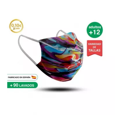 Kiokids Wielorazowa maseczka 12 l+, Kolory