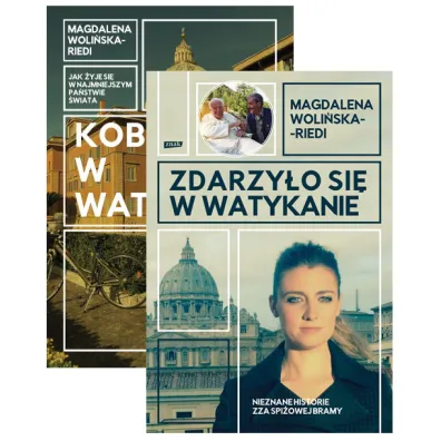 Pakiet: Kobieta w Watykanie. Jak �yje si� w najmniejszym pa�stwie �wiata, Zdarzy�o si� w Watykanie. Nieznane historie zza Spi�owej Bramy - Magdalena  Woli�ska-Riedi