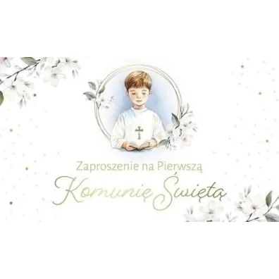 Armin Style ZAPROSZENIE KOMUNIA 160X95 AS ZP-88 OP10SZT FOL