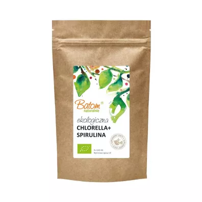 Batom Chlorella + spirulina (500 mg) - suplement diety 500 tab. Bio
