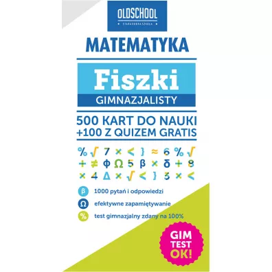 Matematyka. Fiszki gimnazjalisty - Inga Linder-Kopiecka