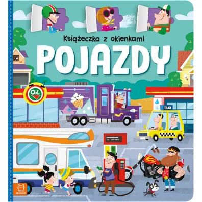 Ksieczka z okienkami Pojazdy - Agnieszka Bator