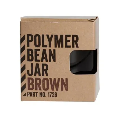 Comandante Polymer Bean Jar + lid Brown Br�zowy s�oik z pokrywk� na zmielon� kaw�