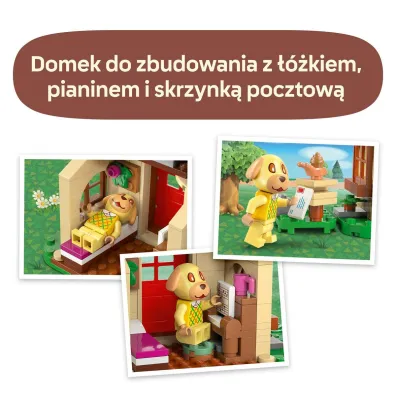LEGO Animal Crossing Przytulny dom Goldie 77058