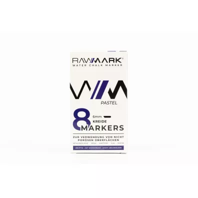 Rawmark Markery kredowe pastelowe 8 szt.