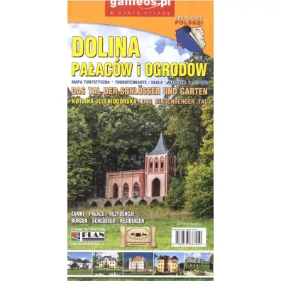 Mapa turystyczna - Dolina pa�ac�w i ogrod�w