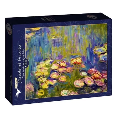 Puzzle 1000 el. Nenufary, Claude Monet Bluebird Puzzle