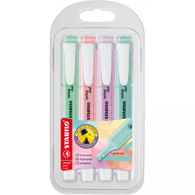 Stabilo Zakrelacz Swing Cool etui Pastel 4 szt.