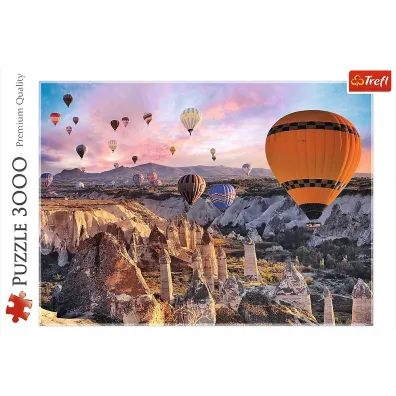 Puzzle 3000 el. Balony nad Kapadocj� Trefl